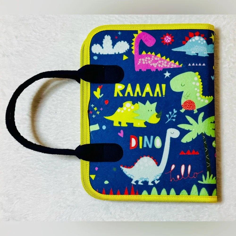 Soft & Colorful Busy Board Activity Carry Bag for Kids